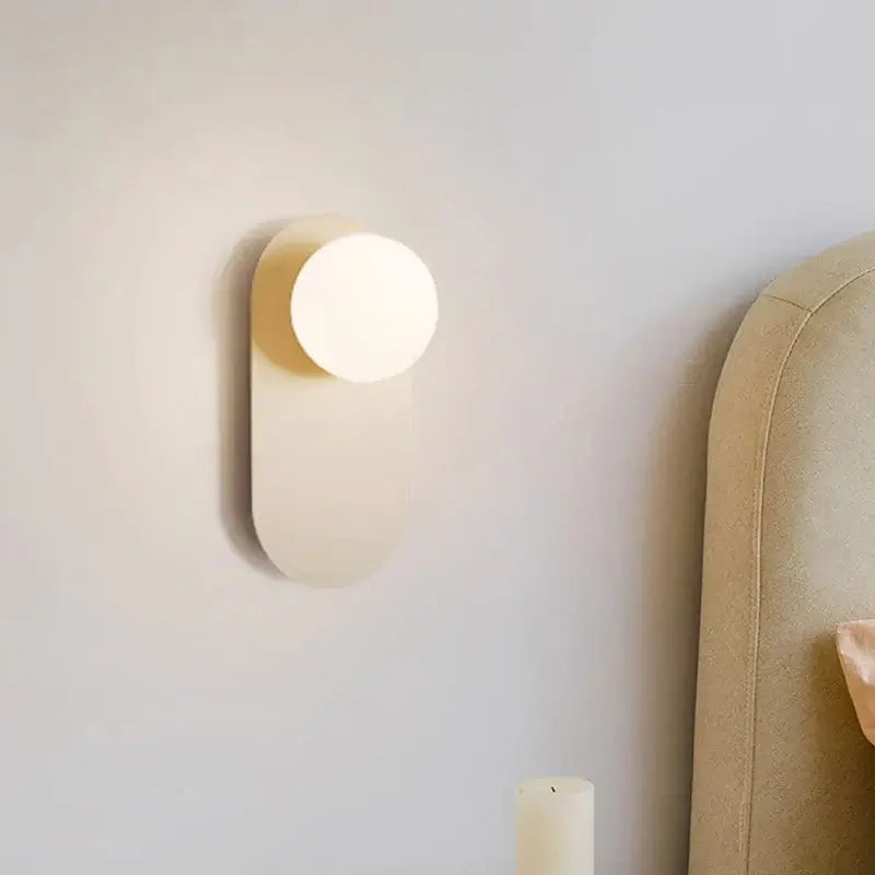 70s-Inspired Metal & Glass Sconce Elegance