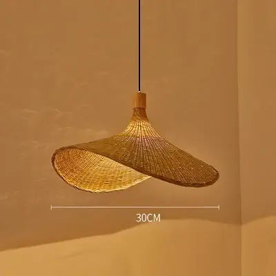 Rattan Hand Woven Hanging Lamp - Stylish Lighting