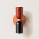 Classic Midcentury Modern Wall Lamp (10x25cm) in red and black, perfect for a stylish lighting solution.