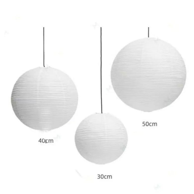 Lampes suspendues japonaises en papier de riz