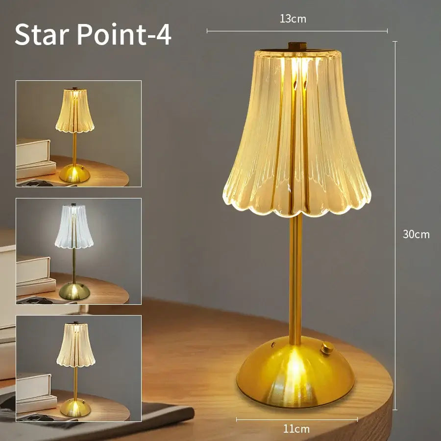 Sleek USB Rechargeable Table Lamp