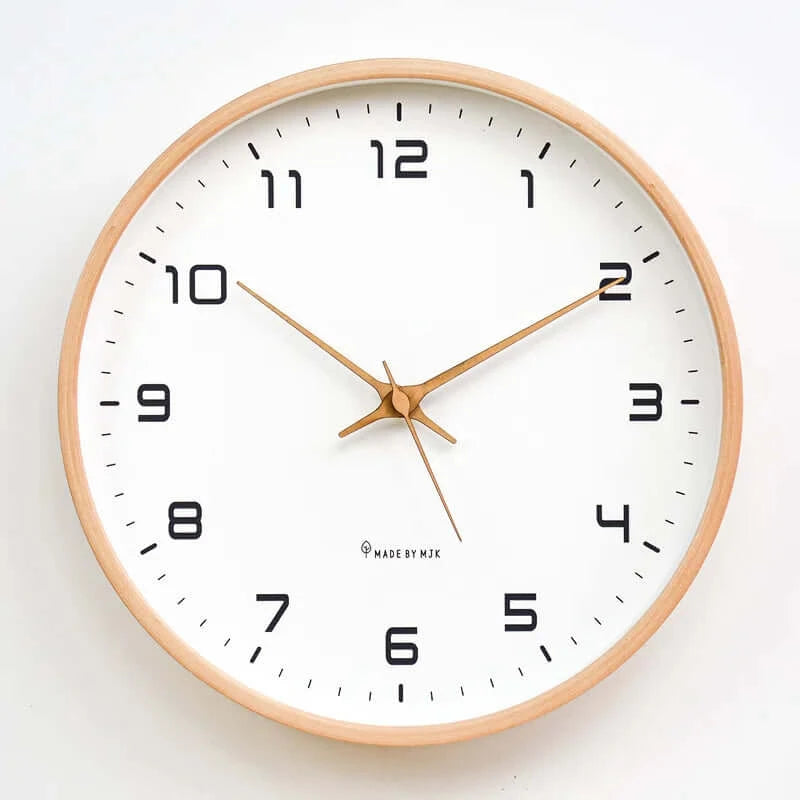 Wall Clocks, Wall Clocks, Wall Clocks, Nordic Minimalist Wooden Wall Clock for Modern Homes