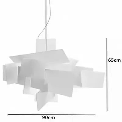 Big Bang Chandelier – Elevate Your Space with Bold Modern Art, measuring 90cm width and 65cm height.