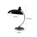 Bedside Table Lamp - Timeless Design and Modern Functionality, vintage-inspired Danish design, sleek black shade.