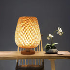 Eco-Friendly Vintage Bamboo Table Lamp