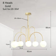 Gold 8 Heads