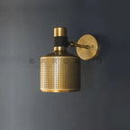 Elegant Radiance: Gold LED Wall Lamp