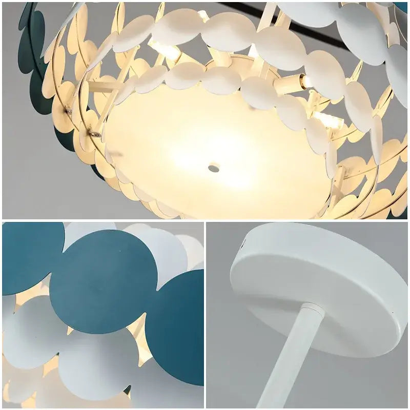 Vintage Mid-century Modern Chandelier