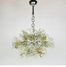 Luxury Flower-Shaped Glass Chandelier 45cm