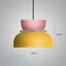 Customizable Modern Pendant Lights featuring vibrant colors and unique design, measuring 29CM by 28CM.