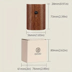 Wooden USB Rechargeable Wall Lamp - Elegant Lighting