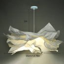 Cloud Like Paper Lamp Shade up to 70cm wide with a whimsical, layered design for modern interiors.