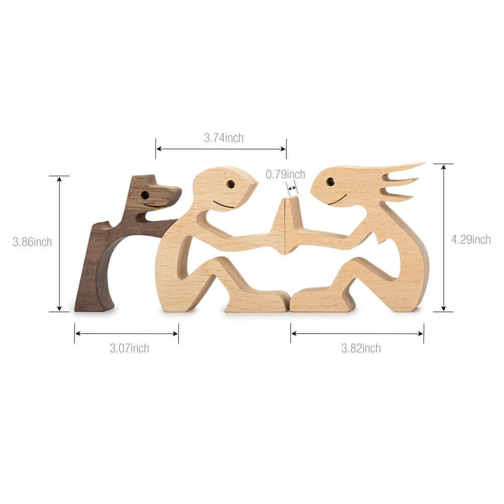 Danish Wooden Animals Ornaments