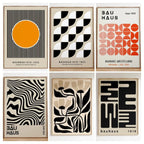 Walter Gropius Geometric Wall Art - Bauhaus Style