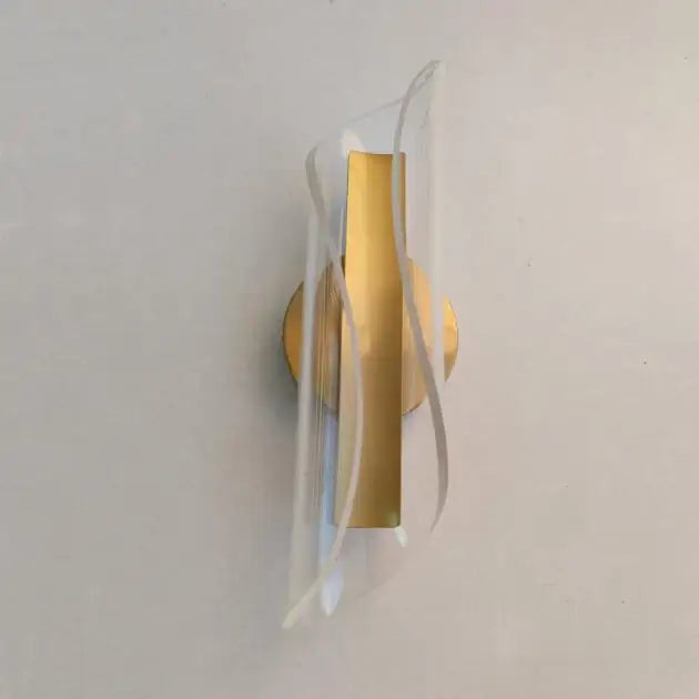 Gold Nordic Sconce - Modern LED Elegance