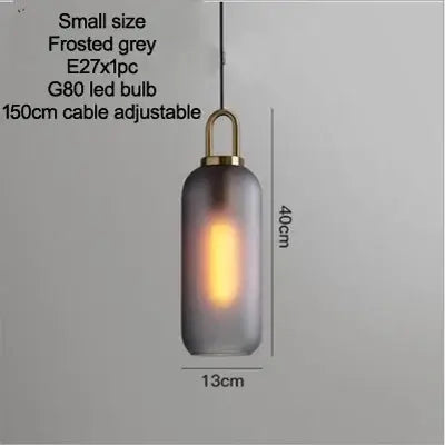 Grey Frosted Sphere Glass Hanging Lamp with adjustable cable and E27 bulb, perfect for any room decor.