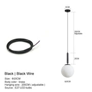 black wire 20CM