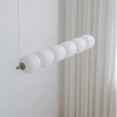 Modern Diffused Light Strip Pendant | Elegant Lighting Solution hanging elegantly with Art Deco-inspired design.