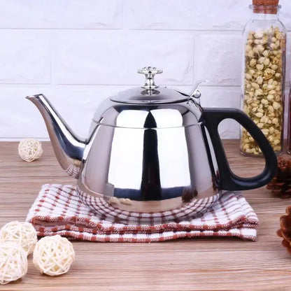 Stylish Electroplated Stainless Steel Teapot - 1.2L, 1.5L, 2L