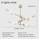 Hoxton - Typical 50s Pendant Light showcasing its 6-light design, white finish, and durable metal construction.