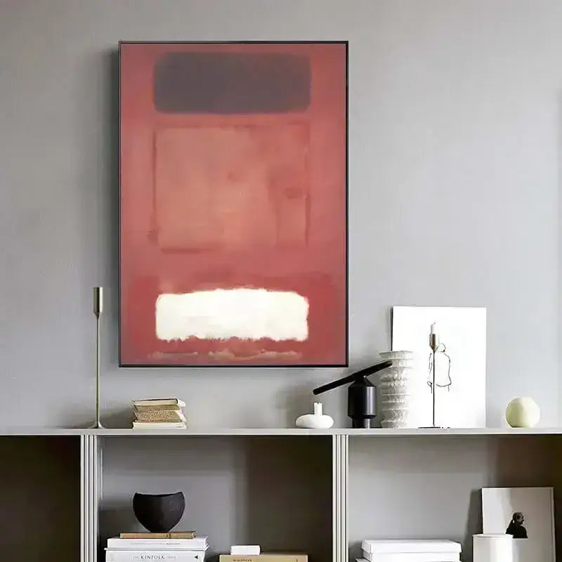 Rothko-Inspired Posters: Dive into Warm Abstract Tones | Varied Sizes