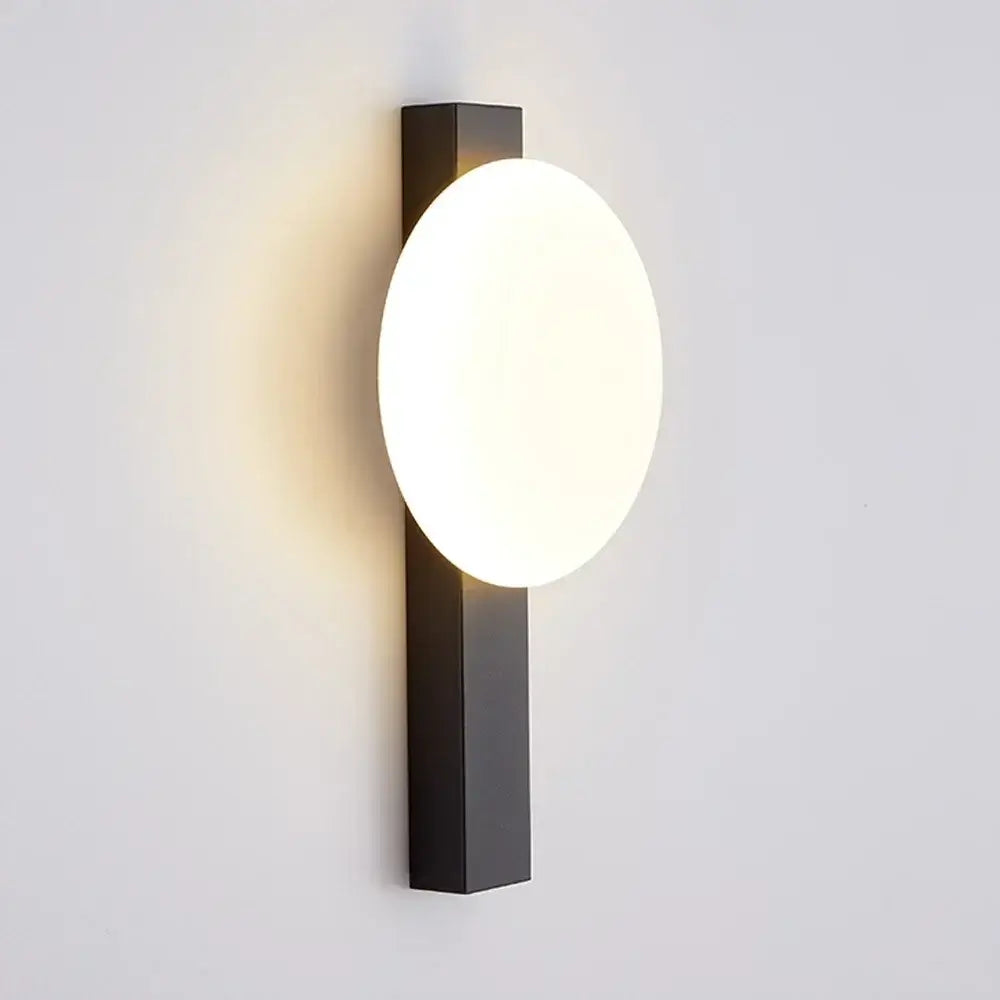 Minimalist Nordic Wall Lamp | Frosted White Ball