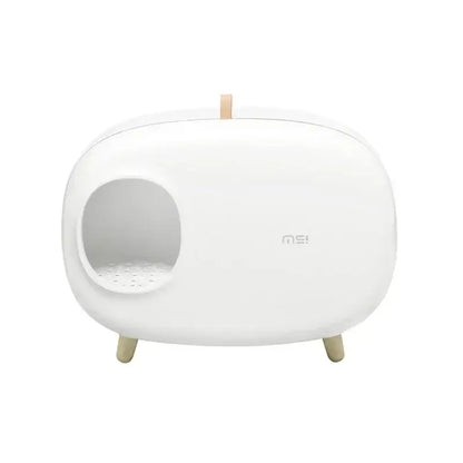 Luxury Semi-Closed Cat Litter Box