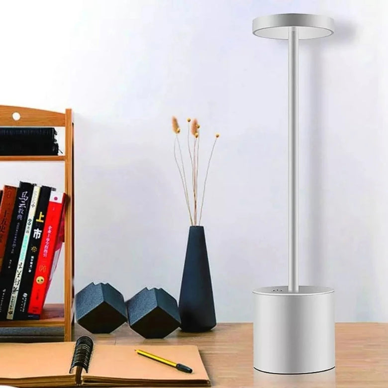 Retro Cordless Bistro Slim Stem Table Lamp – Rechargeable