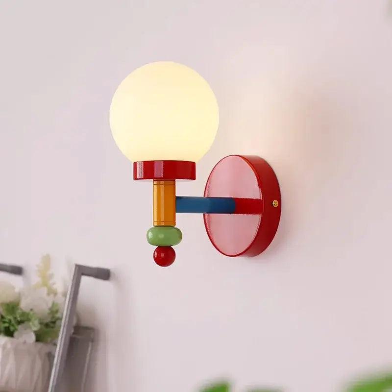 Lego-Inspired Colorful Wall Light for Kids