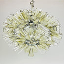 Luxury Flower-Shaped Glass Chandelier 45cm