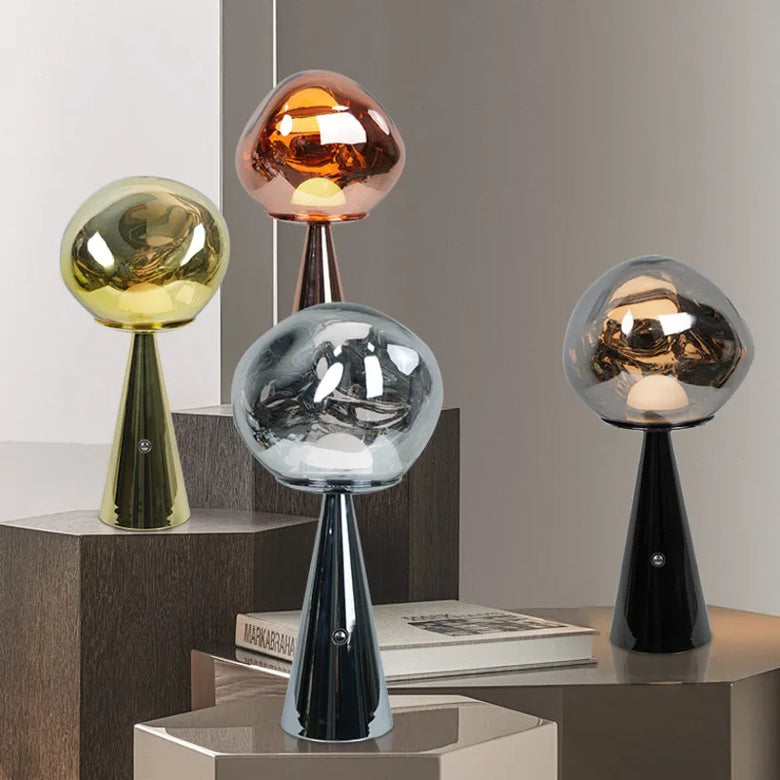 Modern Glam Lava Cordless Table Lamp – Rechargeable