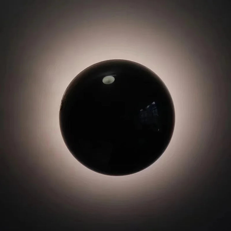 Circular Metal Wall Light with Ambient Halo Effect