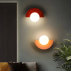 Halfmoon Metal Sconce - Stylish & Colorful Lighting