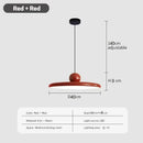 Modern Minimalist Pendant Lamp – Elegant Bedside & Dining Room Lighting in red and cream design with LED light.