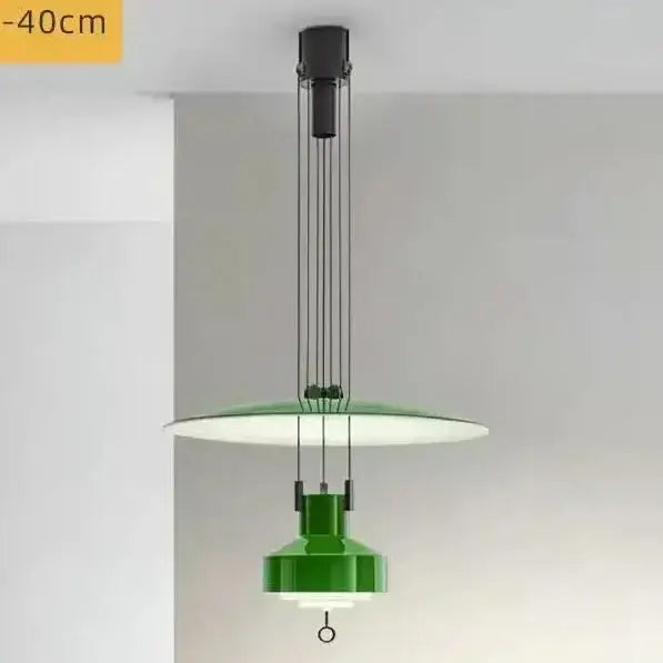 Bauhaus Balanced Pendant Light with Metal Shade