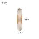 Posh Marble & Gold Roman Villa Sconce, 50CM elegant design with marble and gold accents.