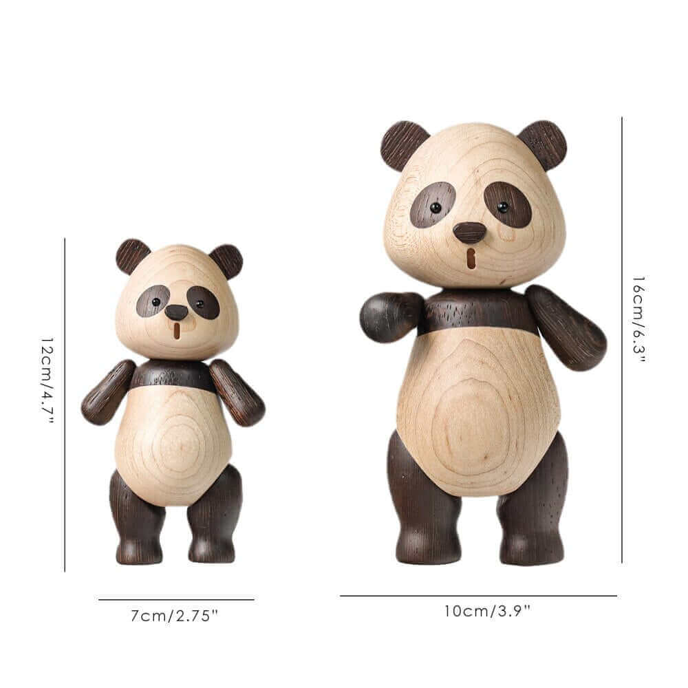 Decor, Decor, Decor, Luxury Wooden Lovely Panda Ornament