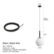 black wire 25CM