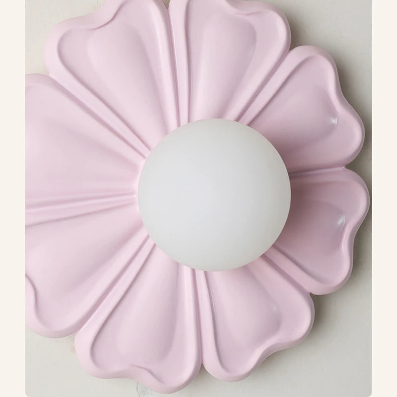 Modern Colorful Flower Wall Lamp – Decorative Lighting for Kids