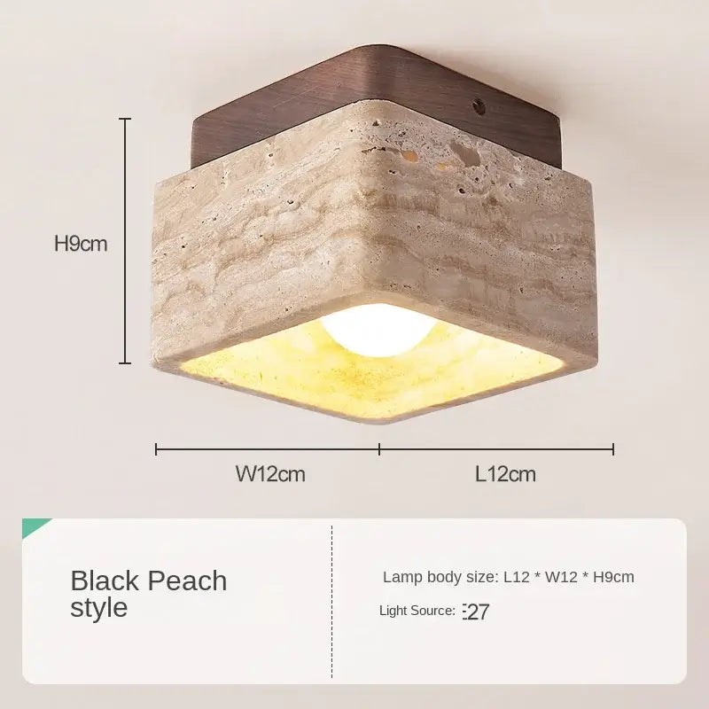 Ceiling Light Fixtures, Ceiling Light Fixtures, Ceiling Light Fixtures, Collection of Travertine Ceiling Lamp