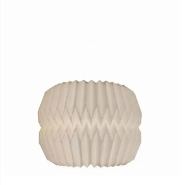 Elegant Origami-Inspired Paper Lantern showcasing exquisite folded white paper in a modern design.
