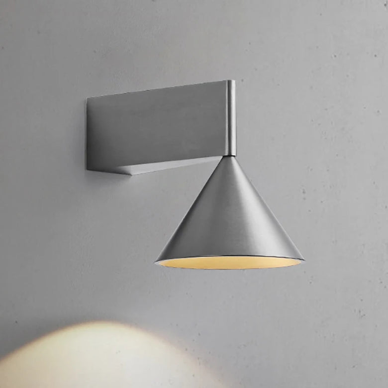 Adjustable Conical Aluminium Wall Light