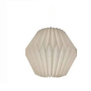 Elegant Origami-Inspired Paper Lantern showcasing intricate folds and minimalist design, suitable for modern decor.