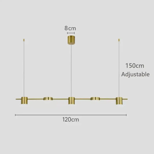 Hanging Minimalism Lights with adjustable height and modern design, perfect for elegant room decor.