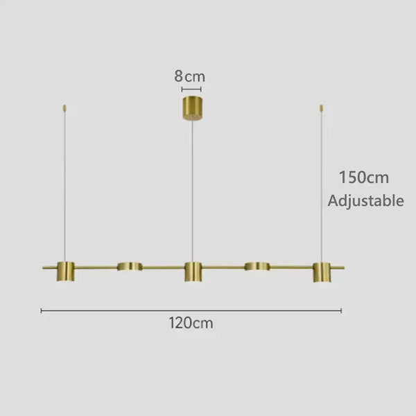 Hanging Minimalism Lights with adjustable height and modern design, perfect for elegant room decor.