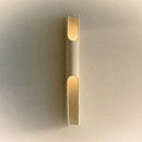 Modern Vertical LED Wall Lamp – Minimalist Aluminum Up & Down Light showcasing soft ambient glow in a sleek design.