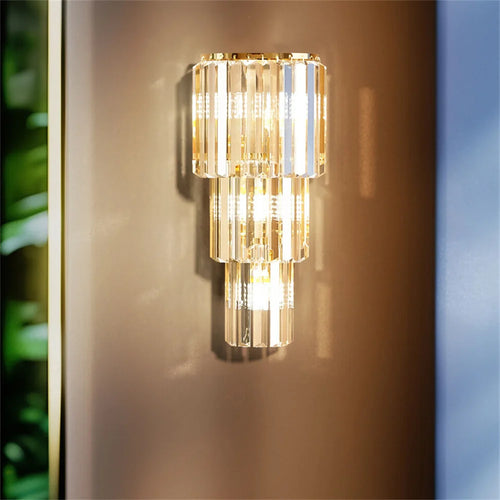 Luxurious Art-Deco Crystal Wall Light | 2 Styles