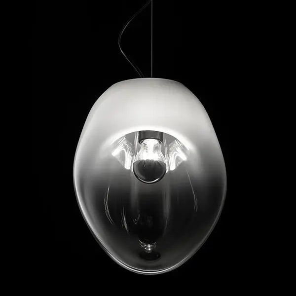Modern Sculptural Glass Pendant Light with Organic Form