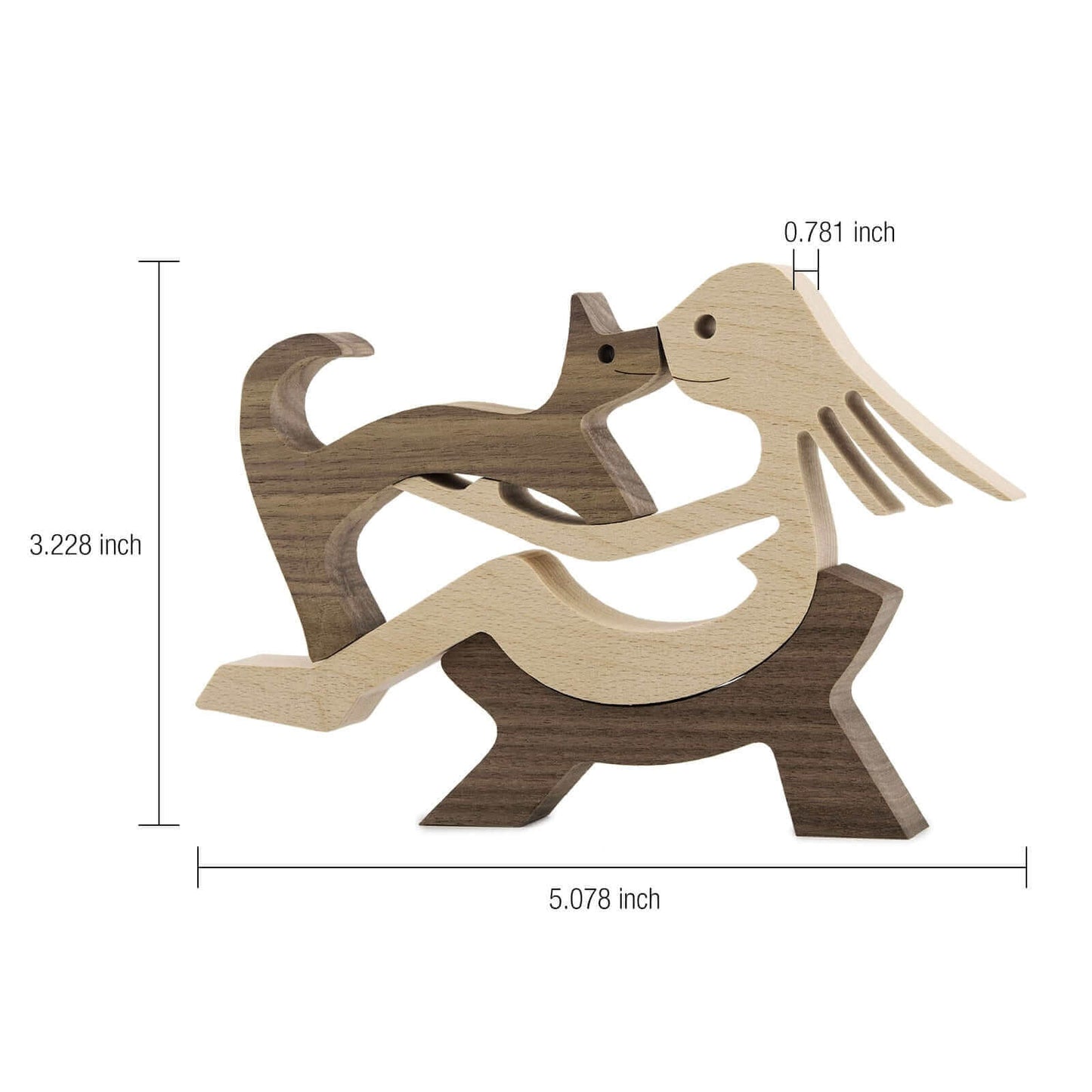 Danish Wooden Animals Ornaments