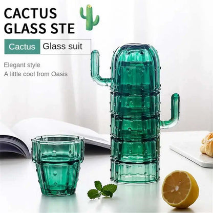 Tumblers, Tumblers, Tumblers, 6 Stackable Cactus Tumblers Set